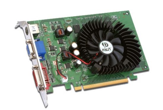 Picture of PALIT NE/8500TXT321 GeForce 8500 GT 256MB 128-bit GDDR2 PCI Express x16 HDCP Ready Video Card