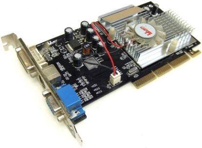 Picture of NVIDIA DH854-15C GeForce FX5500 128MB DDR AGP 8X Video Card with DVI VGA TV-Out