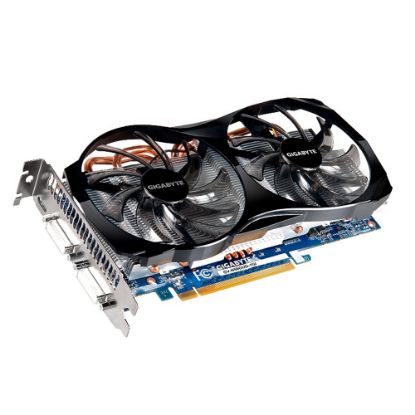 Picture of GIGABYTE GV-N56GUD-1G GeForce GTX 560  (Fermi) 1GB 256-bit GDDR5 PCI Express 2.0 x16 HDCP Ready SLI Support Video Card