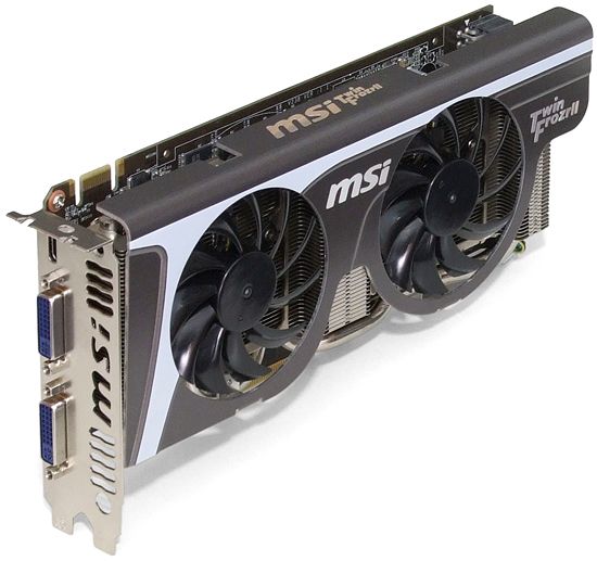 Picture of MSI N560GTXTWINFROZRIIOC GeForce GTX 560 (Fermi) 1GB 256-bit GDDR5 PCI Express 2.0 x16 HDCP Ready SLI Support Video Card