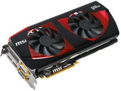 Picture of MSI N480GTX TFII GeForce GTX 480 (Fermi) 1536MB 384-bit GDDR5 PCI Express 2.0 x16 HDCP Ready SLI Support Video Card