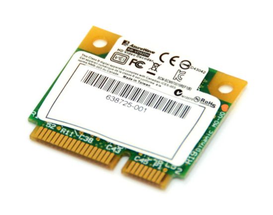 Picture of HP BCM943228HMB T610 Wireless a/b/g/n +Bluetooth 4.0 WiFi Half Mini PCIe Card