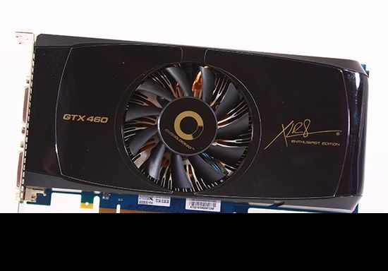 Picture of PNY GTX460-X16-HP GeForce GTX 460 1 GB GDDR5 PCI-E X16 DUAL DVI DUAL LINK 1 x MINI DP VIDEO CARD 