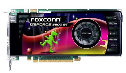 Picture of FOXCONN 8800GT-512 GeForce 8800 GT 512MB 256-bit GDDR3 PCI Express 2.0 x16 HDCP Ready SLI Support Video Card