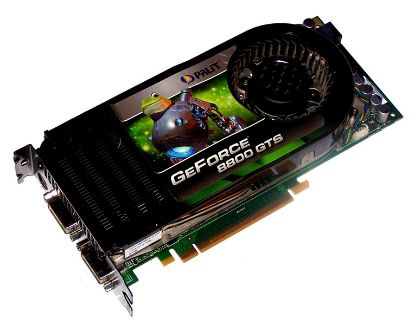 Picture of PALIT NE/88GTS+T33B GeForce 8800 GTS 640MB 320-bit GDDR3 PCI Express x16 HDCP Ready SLI Support Video Card