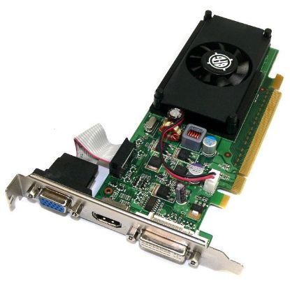 Picture of BFG BFGE210512D2E GeForce 210 512MB 64-bit DDR2 PCI Express 2.0 x16 HDCP Ready Low Profile Ready Video Card