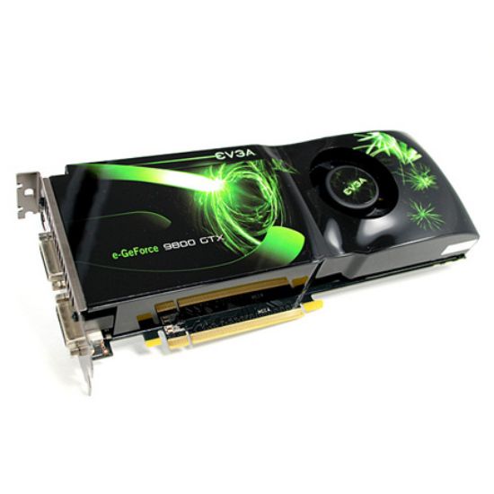 Picture of EVGA 512 P3 N875 LR GeForce 9800 GTX KO 512MB 256-bit GDDR3 PCI Express 2.0 x16 HDCP Ready SLI Supported Video Card