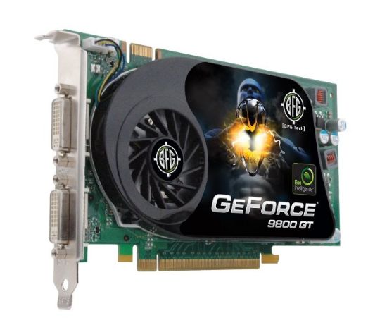 Picture of BFG BFGR981024GTGE GeForce 9800 GT  - PCI Express 2.0 x16 - 1 GB GDDR3 - DVI, HDMI ( HDCP ) - HDTV out