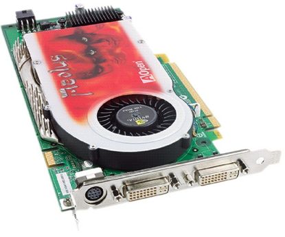 Picture of AOPEN 91.05210.785 GeForce 7800GTX 256MB 256-bit GDDR3 PCI Express x16 SLI Supported Video Card