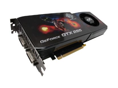 Picture of BFG BFGRGTX2851024OCE GeForce GTX 285 1GB 512-bit GDDR3 PCI Express 2.0 x16 HDCP Ready SLI Support Video Card