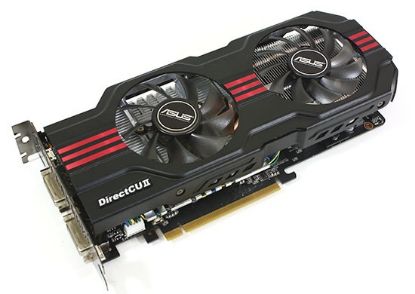 Picture of ASUS ENGTX560 TI DC2 TOP/2DI/2GD5 GeForce GTX 560 Ti (Fermi) 2GB 256-bit GDDR5 PCI Express 2.0 x16 HDCP Ready SLI Support Video Card