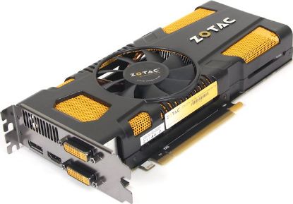 Picture of ZOTAC ZT-50313-10M GeForce GTX 560 Ti - 448 Cores (Fermi) 1280MB 320-bit GDDR5 PCI Express 2.0 x16 HDCP Ready SLI Support Video Card