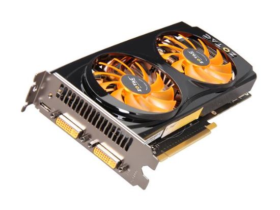 Picture of ZOTAC ZT-50702-10M AMP! GeForce GTX 560 (Fermi) 1GB 256-bit GDDR5 PCI Express 2.0 x16 HDCP Ready SLI Support Video Card