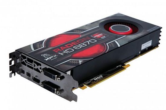 Picture of AMD HD687AZNFC RADEON HD 6870 1GB PCI-E X16 DUAL DVI DUAL LINK HDMI 2 x MINI DP  HIGH PROFILE VIDEO CARD 