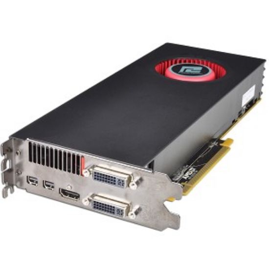 Picture of AMD AX6870 RADEON HD 6870 1GB PCI-E X16 DUAL DVI DUAL LINK HDMI 2 x MINI DP  HIGH PROFILE VIDEO CARD 