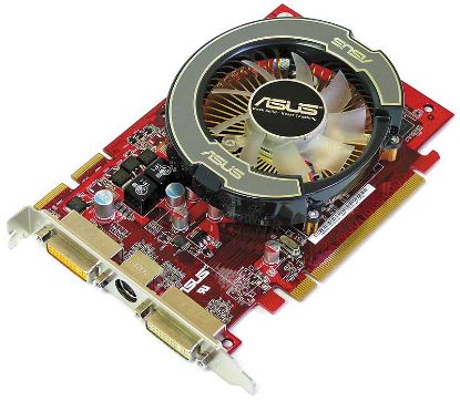 Picture of ASUS EAH3650/HTDI/256M/A Radeon HD 3650 256MB 128-bit GDDR3 PCI Express 2.0 x16 HDCP Ready CrossFireX Support Video Card