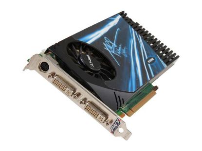 Picture of PNY RVCG98512GXXB  GeForce 9800 GT 512MB 256-bit GDDR3 PCI Express 2.0 x16 HDCP Ready SLI Support Video Card