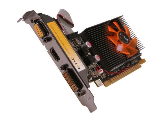 Picture of ZOTAC ZT-50605-10L  GeForce GT 520 (Fermi) 2GB 64-bit DDR3 PCI Express 2.0 x16 HDCP Ready Low Profile Ready Video Card