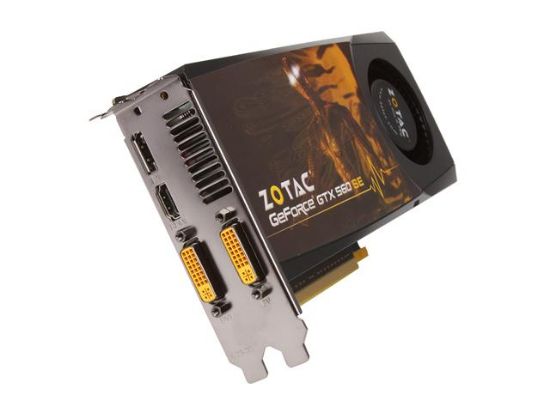 Picture of ZOTAC ZT5090110M  GeForce GTX 560 SE (Fermi) 1GB 192-bit GDDR5 PCI Express 2.0 x16 HDCP Ready SLI Support Video Card