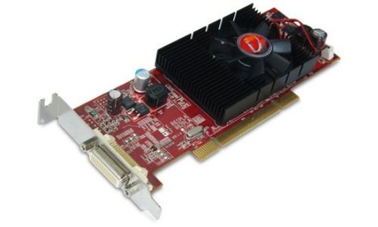 Picture of VISIONTEK VTK-400527T RADEON HD 3450 512MB PCI  DMS-59 2xVGA 2xDVI TV Out HIGH PROFILE VIDEO CARD 