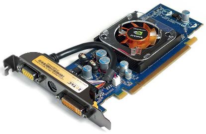 Picture of ZOTAC ZT 84SEF2P FSL GeForce 8400 GS 128MB 64-bit GDDR2 PCI Express x16 HDCP Ready Video Card