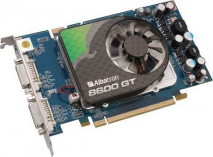 Picture of ALBATRON PX8600GT D2 512 GeForce 8600 GT 512MB 128-bit GDDR2 PCI Express x16 HDCP Ready SLI Support HDCP Video Card