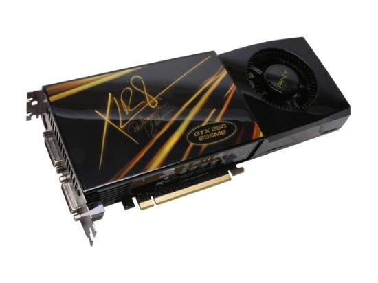 Picture of PNY VCGGTX260XPB GeForce GTX 260 896MB 448-bit GDDR3 PCI Express 2.0 x16 HDCP Ready SLI Support Video Card