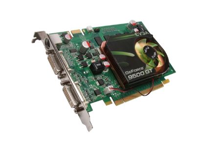 Picture of EVGA 512 P3 N954 A1 GeForce 9500 GT 512MB 128-bit DDR2 PCI Express 2.0 x16 HDCP Ready SLI Support Video Card