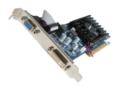 Picture of GIGABYTE GV N62 512L GeForce 6200 512MB 64-bit GDDR2 AGP 8X Low Profile Ready Video Card