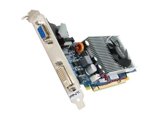 Picture of PNY GM94W0GN2E1FP+0TE6ADA GeForce 9400 GT 1GB 128-bit DDR2 PCI Express 2.0 x16 HDCP Ready Low Profile Video Card