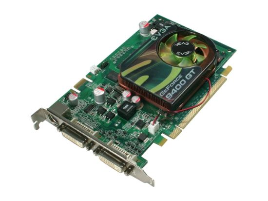 Picture of EVGA 512P3N944S1 GeForce 9400 GT 512MB 128-bit DDR2 PCI Express 2.0 x16 HDCP Ready SLI Support Video Card