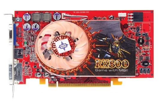 Picture of MSI RX800XTTD256E Radeon X800XT 256MB 256-bit GDDR3 PCI Express x16 Video Card