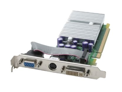 Picture of AOPEN GF6200TC DV64 GeForce 6200TC 64MB 64-bit DDR PCI Express x16 Low Profile Video Card