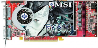 Picture of MSI RX1800XL VT2D256E Radeon X1800XL 256MB 256-bit GDDR3 PCI Express x16 Video Card