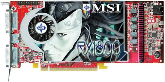 Picture of MSI RX1800XL-VT2D256E Radeon X1800XL 256MB 256-bit GDDR3 PCI Express x16 Video Card