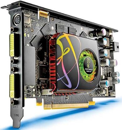 Picture of XFX PV H71F YDP9 GeForce 7900GT 512MB 256-bit GDDR3 PCI Express x16 SLI Support Video Card