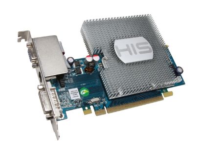 Picture of HIS H345H512NP Radeon HD 3450 Silence 512MB 64-bit DDR2 PCI Express 2.0 x16 Low Profile Video Card