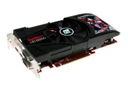 Picture of POWERCOLOR AX6850 1GBD5 DH Radeon HD 6850 1GB 256-bit GDDR5 PCI Express 2.1 x16 HDCP Ready CrossFireX Support Video Card with Eyefinity