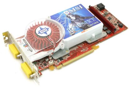 Picture of MSI RX1950XT VT2D256E HD Radeon X1950XT 256MB 256-bit GDDR3 PCI Express x16 HDCP Ready HDCP Video Card