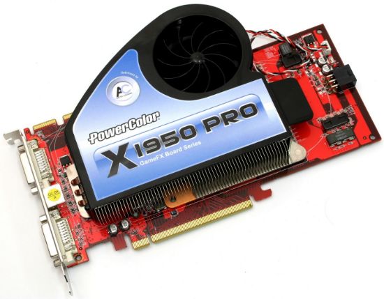 Picture of POWERCOLOR X1950PRO256AGP Radeon X1950PRO 256MB 256-bit GDDR3 AGP 4X/8X Video Card