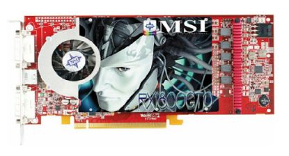 Picture of MSI RX1800GTO VT2D256E Radeon X1800GTO 256MB 256-bit GDDR3 PCI Express x16 Video Card