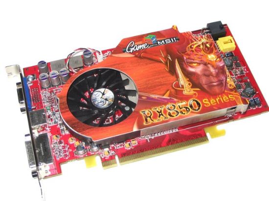 Picture of MSI RX850PRO-VT2D256E Radeon X850PRO 256MB 256-bit GDDR3 PCI Express x16 Video Card