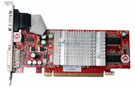 Picture of DIAMOND X1050PCIE128SB Radeon X1050 128MB 128-bit DDR PCI Express x16 Video Card