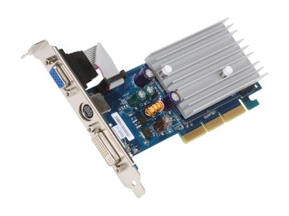 Picture of ECS N6200A 512DZ H GeForce 6200 512MB 64-bit DDR2 AGP 8X Low Profile Ready Video Card