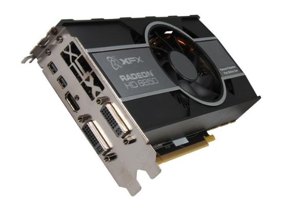 Picture of XFX HD-685X-ZCFC Radeon HD 6850 1GB 256-bit GDDR5 PCI Express 2.1 x16 HDCP Ready CrossFireX Support Video Card