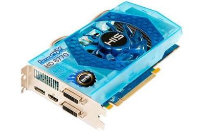 Picture of HIS H677QNT1GD IceQ Turbo Radeon HD 6770 1GB 128-bit GDDR5 PCI Express 2.1 x16 HDCP Ready CrossFireX Support Video Card with Eyefinity