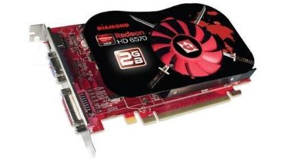 Picture of DIAMOND 6570PE32G Radeon HD 6570 2GB 128-bit GDDR3 PCI Express 2.1 x16 HDCP Ready Video Card