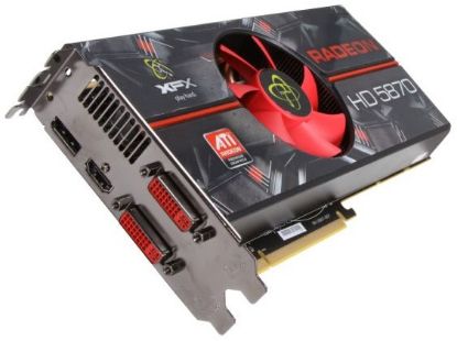 Picture of XFX HD 587X ZNEA Radeon HD 5870 1GB 256-bit GDDR5 PCI Express 2.1 x16 HDCP Ready XT EDITION  Video Card