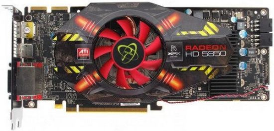 Picture of XFX HD585XZNDC Radeon HD 5850 1GB 256-bit GDDR5 XXX EDITION PCI Express 2.1 x16 HDCP Ready CrossFireX Support Video Card