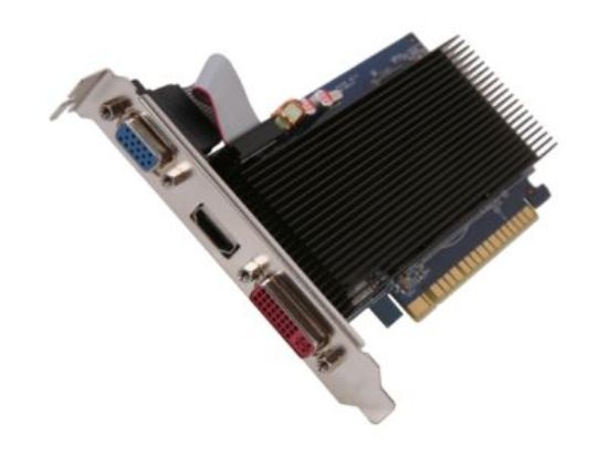 Picture of ECS N8400GSC-512QN-H2  GeForce 8400 GS 512MB 64-bit DDR3 PCI Express 2.0 x16 HDCP Ready Video Card